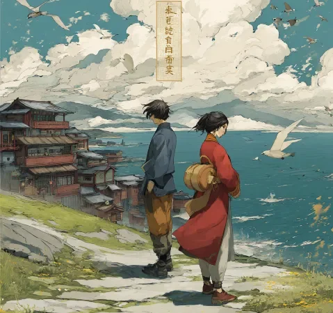 日常漫画《邻桌的她》最新一话封面